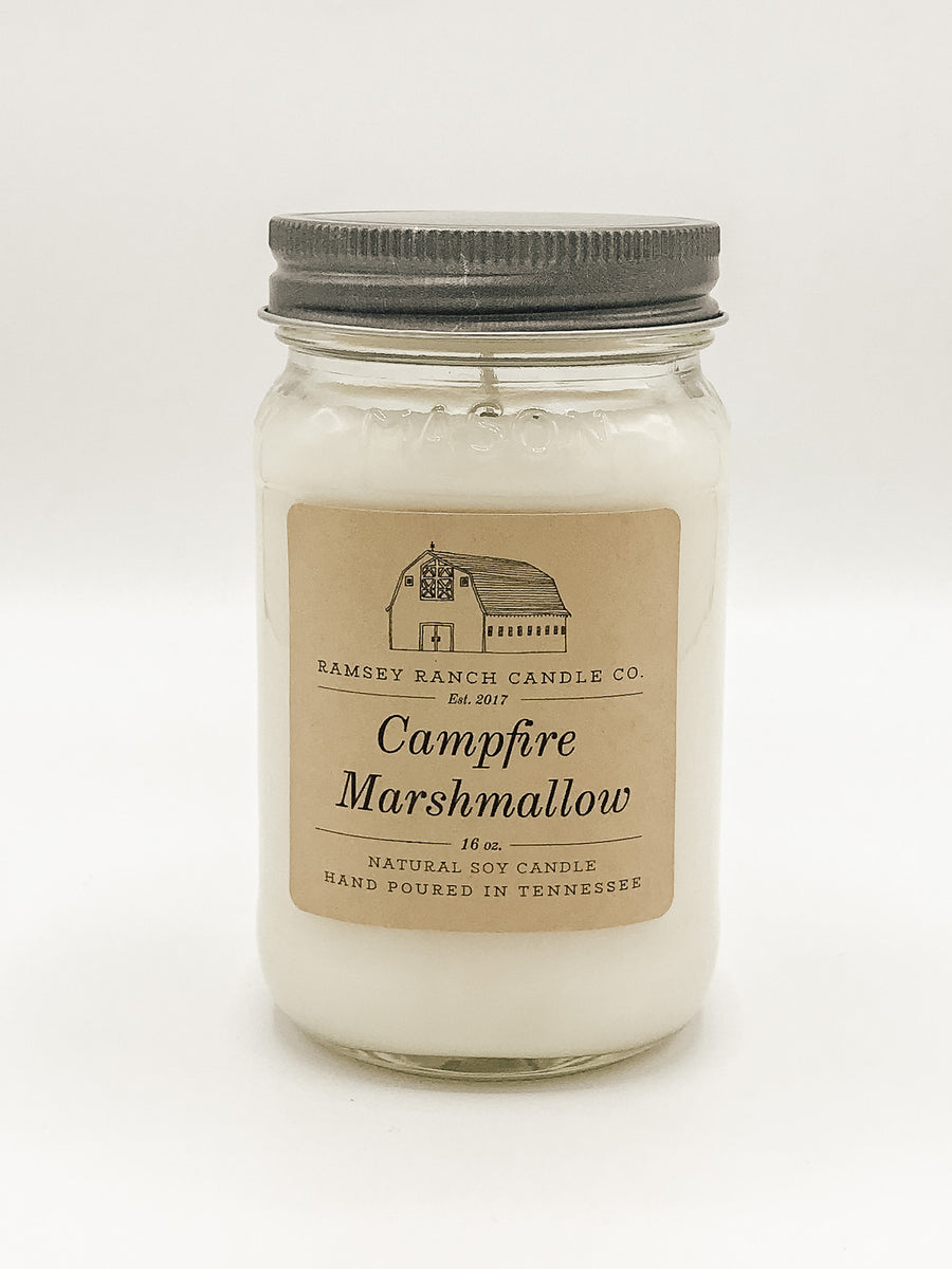 Marshmallow Fireside 13 oz. Ltd. Edition Fall Mason Jar