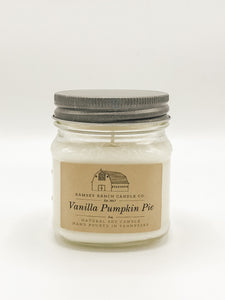Vanilla Pumpkin Pie 8 oz Mason Jar