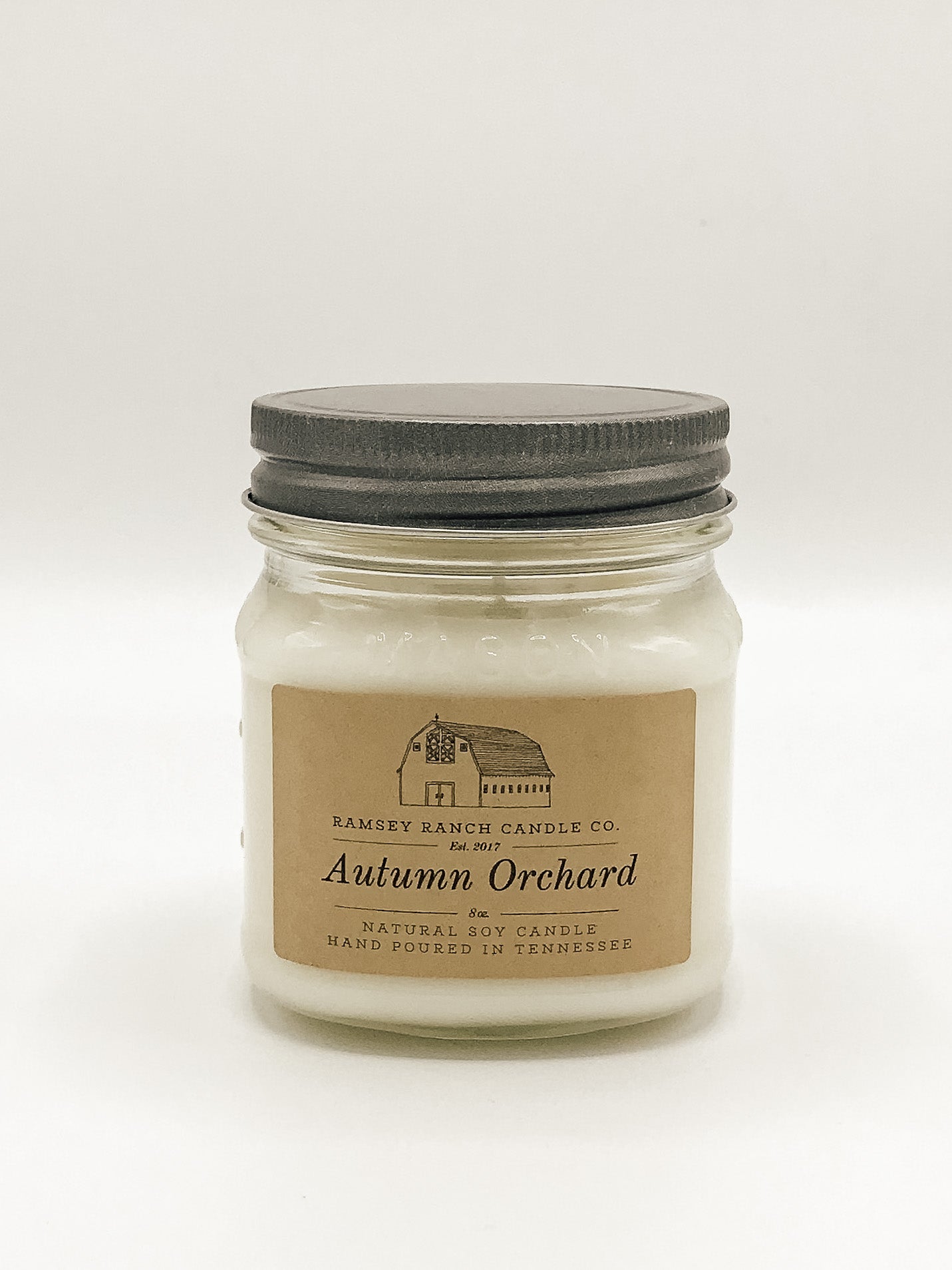 Autumn Orchard 8 oz Mason Jar – Ramsey Ranch Candle Co.