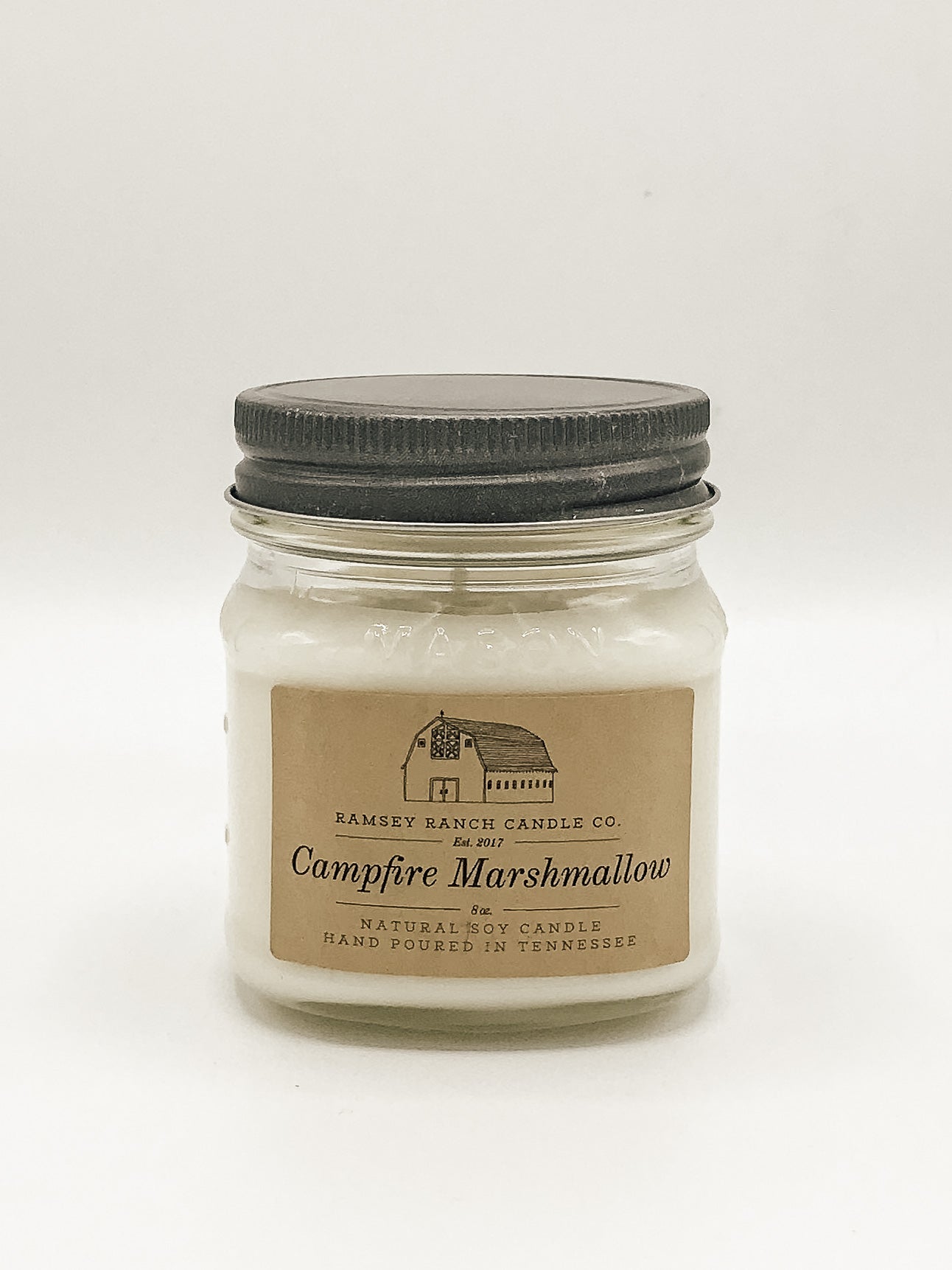 Campfire Marshmallow 8 oz Mason Jar