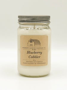 Blueberry Cobbler 16 oz Mason Jar