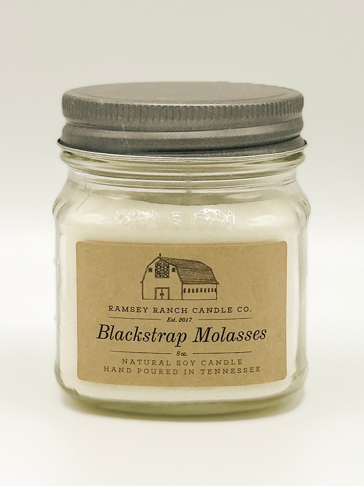 Blackstrap Molasses 8 oz Mason Jar