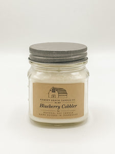 Blueberry Cobbler 8 oz Mason Jar